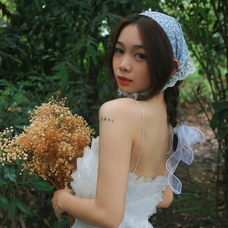 Hand-embroidered